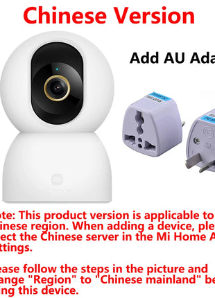 New xiaomiI Smart Camera 4 Dual-band Wi-Fi 68MP 4K HDR AI Tracking,Night VisionTwo-Way Audio,Home Security Baby Monitor CCTV CN - Riparo82
