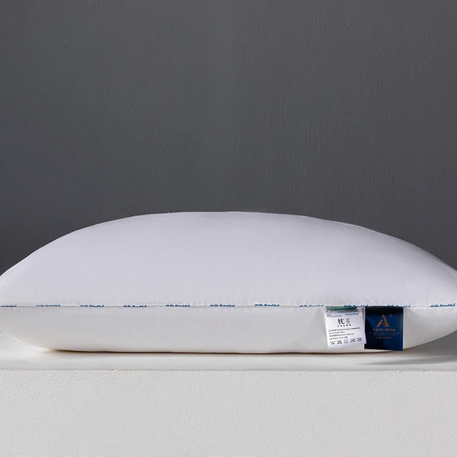 Sleeping Pillows for Bedroom Double Top Bed Stuffed Hotel Five-star Soft Orthopedic Pillow 48*74 Solid Color Extension Cushion