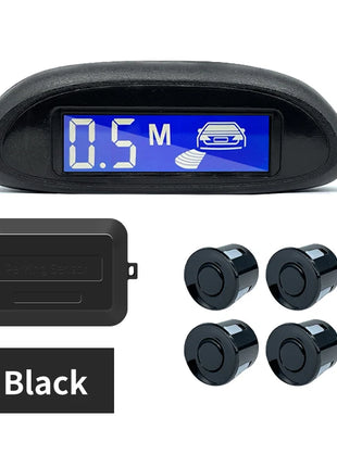 Hippcron Parking Sensor For Car With Auto Parktronic Reverse LED Monitor 4 Sensors Radar Detector System Backlight Display - Riparo82