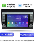 Wireless CarPlay Android 14 Car Radio for For Fiat/Bravo 2007 2008 2009 20102011 2012 AutoRadio Stereo GPS Navigation Multimedia Screen - Riparo82