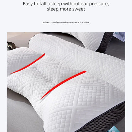 Cervical Orthopedic Neck Pillow To Help Sleep And Protect The Pillow Neck Household Soybean Fiber Pillow Comfortable Sleeping