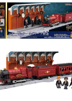 Originale Takara Tomy Tomica Auto Plarail Harry Potter Hogwarts Express Set Modello di veicolo Giocattoli per ragazzi Collezione Regalo di compleanno - riparo82