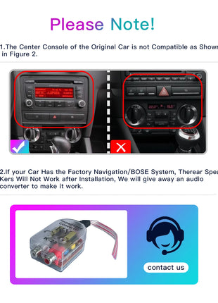 Android 14 AutoRadio For Audi A4 B6 B7 S4 B7 B6 RS4 Seat Exeo 2002-2008 RS4 B7 Radio 2008-2012 Stereo GPS Carplay Car Multimedia - Riparo82