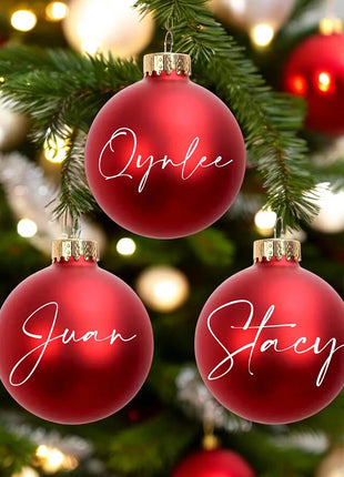 Palla di Natale personalizzata da 10 pezzi Palla di Natale personalizzata Palla di Natale personalizzata per il primo Natale del bambino - riparo82