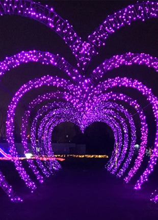 20M/Rotolo 200LED Esterno LED String Fata Luce Impermeabile Cavo Nero Spina UE Ghirlanda Lampada Natale Patio Decorazione del Giardino illuminazione - riparo82