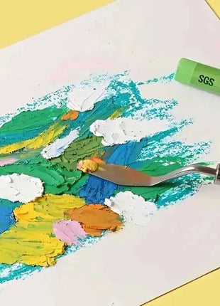 12-48pcs of Ultra-Soft Oil Painting Stick Set, Washable Macaron-Colored Crayons for Graffiti And DIY Art.