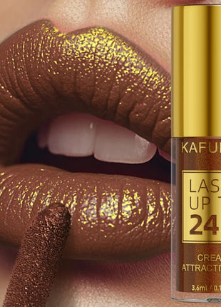 14 Colors Glitter Metallic Lip Glaze Shiny Long Lasting Lip Gloss Waterproof Liquid Lipstick Makeup Lip Oil Lip Tint Gifts for W - Riparo82