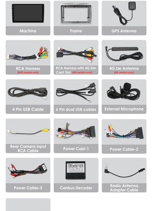 Hizpo 9 Inch for Lancia Ypsilon 2006 - 2011 Wireless Carplay Android Auto Car Multimedia Player Autoradio Electronic Ddevices 4G - Riparo82