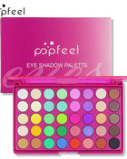 POPFEEL 40 Color Earth Tones &Rainbow Shades Eyeshadow Palette -Long-Lasting, Highly Pigmented, Smooth Matte and Shimmer Finish - Riparo82