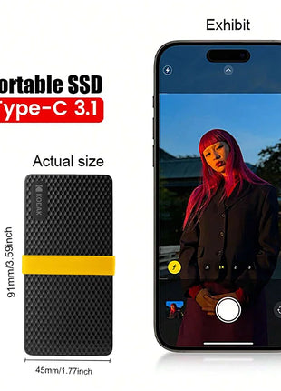 Kodak SSD esterno X200 Unità a stato solido portatile da 1 TB USB 3.1 Tipo C Disco rigido 512 GB 256 GB Mini Flash per PS4 Laptop MacBook PC