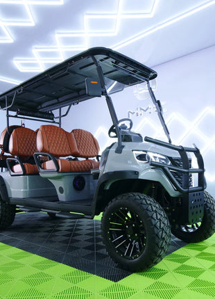 Street Legal Electric Golf Cart 4 Seats 5000W Scooter Go Kart ATV Adult Touring Classic Solar Golf Cart - Riparo82