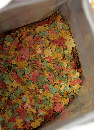 100g Tropical Ornamental Fish Food Small Fish Goldfish Feed Nutritious 3 Color Sheeting Feed Fish Products Aquarium Accessories - Riparo82