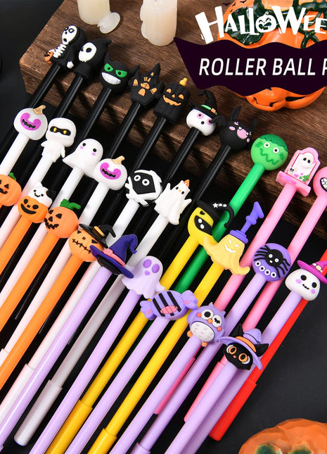 10-50Pcs Cartoon Neutral Pen Halloween Gift Student Prize Writing Tool Water-based Pen Cute Styling Sign pen - Riparo82