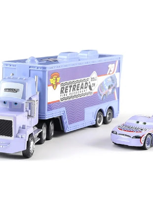 Auto 2 Mack Truck Pixar auto da corsa Lightning McQueen Jackson Storm mini Car 1 3 collezione Pressofuso Giocattolo in metallo Regalo per il regalo del capretto - riparo82