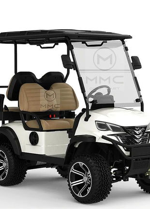 Street Legal Electric Golf Cart 4 Seats 5000W Scooter Go Kart ATV Adult Touring Classic Solar Golf Cart - Riparo82