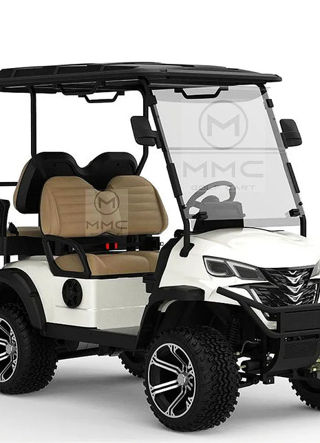 Street Legal Electric Golf Cart 4 Seats 5000W Scooter Go Kart ATV Adult Touring Classic Solar Golf Cart - Riparo82
