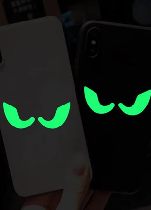 Halloween Night Light Wall Stickers Peeping Night Light Eyes Stickers Ghost Decoration Stickers Fluorescent Horror Wall Stickers - Riparo82