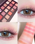 18-Color Eyeshadow Palette – Matte & Glitter, High Pigment,  Long-Lasting, Smudge-Proof, Perfect for Daily & Party makeup - Riparo82