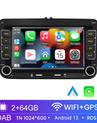 2 Din Car Radio Android 13 Car Multimedia Player GPS WiFi Carplay For Volkswagen Skoda Octavia golf 5 6 touran passat polo Jetta - Riparo82