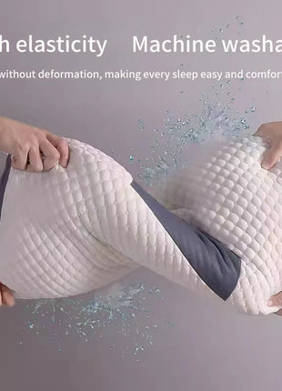 Neck Pillow Help Sleep And Protect The Neck Cervical Orthopedic Household Soybean Fiber SPA Massage Pillow For Sleeping New - Riparo82