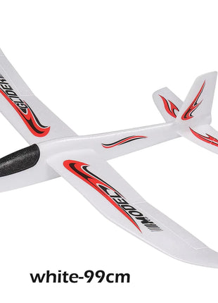 48/99 CENTIMETRI Grande Schiuma Aliante Aereo Lancio A Mano Aerei Giocattolo All'aperto 2 Modalità di Volo Giocattolo Volante per I Bambini Festa di Compleanno favori - riparo82