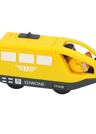 Locomotiva in legno Magnetic Electric Car Train Toys Fit Biro wood Diecast Slot Train Track Railway Educational Toys For Kids