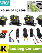 360 Vehicle Camera Panoramic Surround View 1080P AHD Right+Left+Front+Rear View Camera System Of Android Auto Radio Night Vision - Riparo82