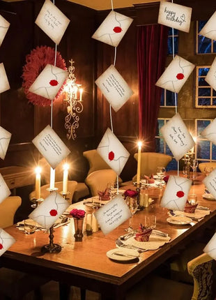 20pcs Magic Wizard Floating Acceptance Letters Banners for Halloween Harry Themed Party Decoration Masquerade Welcome Letter - Riparo82