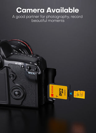 KODAK Scheda di memoria Micro SD 32GB 64GB 128GB 256GB U3 4K Scheda Microsd TF di grande capacità per telefono Fotocamera Tablet PC Telefono