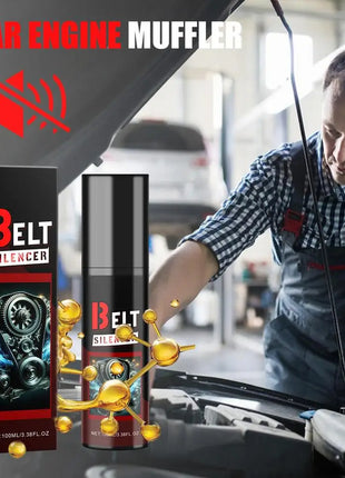 Belt Noise Spray 100ml Belt Noise Lubrication Protection Spray Spray-On Dressing Noise Lubrication Protection Friction Reducer - Riparo82