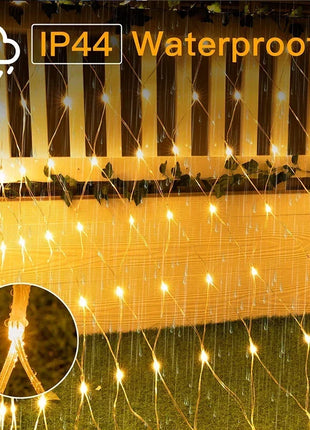 1.5M-18M LED Net Mesh Fata Luci Stringa Tenda Ghirlanda Esterna Impermeabile Per Albero Di Natale Festa Giardino Decorazione di Nozze