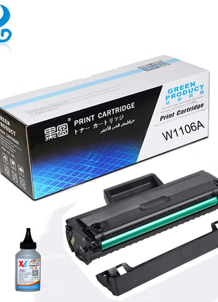 106A W1106A Toner Cartridge For HP Laser 107a 107r 107w MFP 135a 135r 135w 137fnw BK 1K 2K 3K 5K With Chip - Riparo82