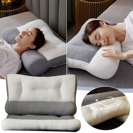 Super Ergonomic Pillow Orthopedic All Sleeping Positions Cervical Contour Pillow Neck Pillow For Neck And Shoulder Pain Relief