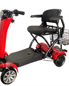 Scooter Mobilità Elettrico 4 Ruote 500W 36V - Pieghevole Anziani Batteria Rimovibile - riparo82