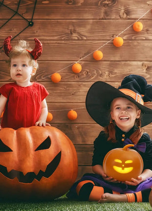 Halloween animated Pumpkin projection lamp, 16 animations and sound effects, English version, built-in projector speaker for Fam - Riparo82