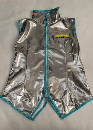 Miku Cosplay Set completo Abito in tessuto di pelle argento Miku Cosplay Copricapo Costume Outfit JK Abito da marinaio Uniforme scolastica Hallow