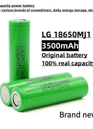 Nuovo LG 18650 Mj1 Batteria Al Litio Ricaricabile 3500MAh 3.7V 25A 18650 Alta Utensili Elettrici Scooter Elettrico Trapano Elettrico Batteria - riparo82