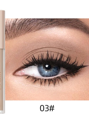 Nude Matte Liquid Eyeshadow Smooth Cream Eye Shadow Long Lasting Waterproof Eye shdaow Stick Blush Dual Purpose Contour Makeup - Riparo82