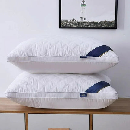 Hotel Pillows Bedroom Beds Sleep Cervical Pillows Middle-High Thickened Pillow Core Machine Washable and Sleep Aid Body Pillow