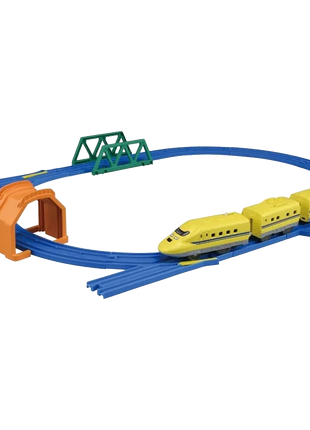 TAKARA TOMY Road Starter Set Modello 923 Treno da dottore triplo giallo 902560 , regali natalizi per bambini, regali per amici, giocattoli per ragazzi - riparo82