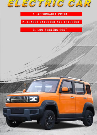 Electric car new maintenance-free low-speed car 4-seat fully enclosed electric mini car - Riparo82