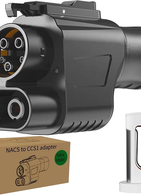 NACS to CCS1 Adapter for Tesla Supercharger 500A 1000V Fast Charging Connector Compatible with Ford GM EVs SAE Charging Stations - Riparo82