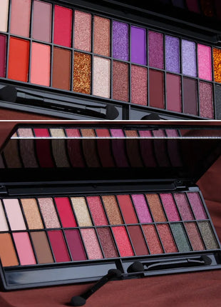 28 Colors Eyeshadow Palette Matte Glitter Shimmer Eyeshadows Eye Shine Waterproof Make-up for women Korean Cosmetics Products - Riparo82