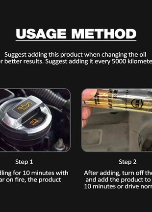 100ml Engine Additive Agent Engine Restore Additive Noise Reduction Anti-Rust Engine Protection Oil For Car Accessories - Riparo82