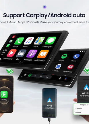 Hizpo 8G+128 AI Voice Car Radio Android Auto Multimedia For Nissan Qashqai J10 2006 2007 2008-2013 Carplay 4G 2din GPS autoradio - Riparo82