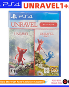 Sony Playstatio4 Nuovo CD di gioco autentico Unravel Yarny Bundle 1 + 2 PS4 Playstation5 Gioco di carte SONY Ps5 Giochi Unravel 1 + 2