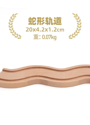 Nuova binario ferroviario in legno Tutti i tipi Biforcazione binario forcella Accessori per binari in legno di faggio adatti per binari in legno Thomos Giocattolo Regalo per bambini