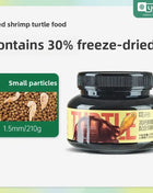 YEE Turtle Food 1.5/3/5.5mm High Protein Floating Pallets for Alligator Snapper,Red-Eared Slider&Aquatic Turtles Starter Feed - Riparo82