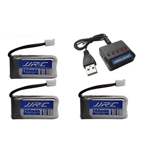 Batteria originale JJRC H36 3.7V 260mAh per E010 E011 E012 E013 Drone per Furibee F36 RC Quadcopter Parti Lipo Batteria e caricabatterie - riparo82