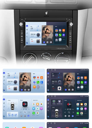 AWESAFE Carplay android Auto Radio for VW Golf 4 Passat POLO Transport T5 Multivan Seat Jetta Car Intelligent Systems Autoradio - Riparo82